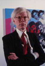 Andy Warhol (1928–1987) – amerykański król pop-artu. Nowy Jork, Jewish Museum, 1980 r.