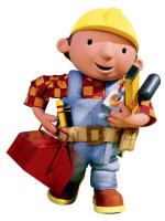 Bob Budowniczy, bohater angielskiego serialu  animowanego (premiera w 1999 r.). Akcja rozgrywa się na placu budowy. Z Bobem wpółpracują sympatyczne maszyny 