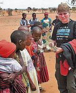 Masajskie dzieci przychodziły na zajęcia ze studentami – uczyły się m.in. harcerskich piosenek