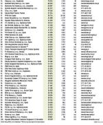 Największe firmy województwa opolskiego	(dane za 2006 r.)  51-100