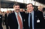 Autoworld 2000, Jan Buczek, sekretarz generalny ZMPD,  i Janusz Łacny prezes ZMPD 