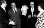 Trzynasty Światowy Kongres IRU w Estoril (Portugalia), 1972. Delegacja polska: Z. Krajewski, prezes ZMPD, St. Mroczek, wiceminister transportu,  M. Budziszewski, sekretarz generalny ZMPD z żoną