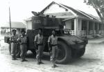 Francuski samochód pancerny Panhard 178 w barwach armii południowowietnamskiej 