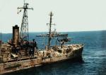 USS „Liberty” ciężko uszkodzony po izraelskim ataku