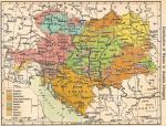 Austro-Węgry, mapa narodowościowa 