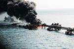 Zniszczony morski terminal naftowy u wybrzeży Kuwejtu