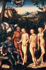 Sąd Parysa, mal. Lucas Cranach Starszy, 1528 r.