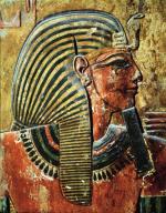 Faraon Seti I, malowidło z grobowca w Dolinie Królów w Tebach Zachodnich