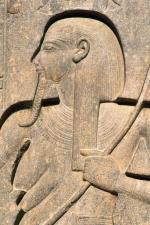 Wizerunek Ramzesa II ze świątyni Amona w Luksorze, ok. 1260 r. p.n.e.