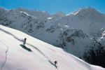 W Czterech Dolinach narciarze znajdą i szerokie, łagodne stoki, i bardzo strome
