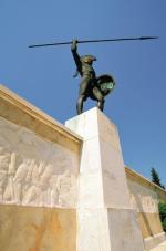 Pomnik Leonidasa w Termopilach
