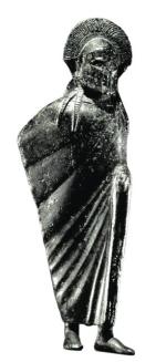 Spartański wojownik, posąg z brązu, VI w. p.n.e. 