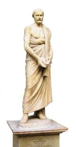 Demostenes, posąg marmurowy, kopia rzymska według greckiego oryginału z III w. p.n.e. 