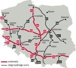 Od 2012 roku samochody ciężarowe będą płaciły myto za przejazd tymi drogami. 