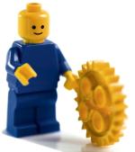 W 1974 r. pojawiły się figurki ludzików, w 1977 r. zadebiutowały koła zębate wraz z Lego Technic