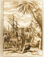 Pierwsze spotkanie Hiszpanów z Indianami, autor nieznany, ok. 1750 