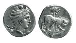 Tetradrachma punicka z Sycylii, III w. p.n.e. 