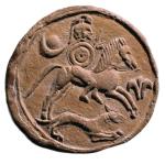 Relief z konnym wojownikiem, Kartagina, VI w. p.n.e.