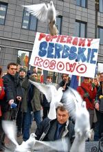 Przeciw niepodległości Kosowa manifestowało wczoraj w Białymstoku około 200 osób