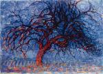 „Czerwone drzewo” olej na płótnie, 1908 – 1910 