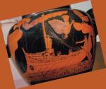 Odyseusz słucha śpiewu syren, fragment wazy, ok. 480 p.n.e.