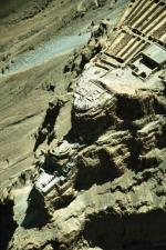 Masada, widok z góry na tzw. Wiszący Pałac Heroda 