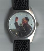 Zegarek mechaniczny z motywem Przewodniczącego Mao, lata 60-te XX w. 