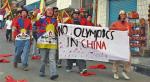 Antychińska demonstracja na ulicach Dharmsali w Indiach 