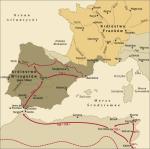 Podboje Arabów w Północnej Afryce i na Półwyspie Iberyjskim, lata 667 – 714 