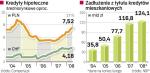 Zadłużenie z tytułu kredytów mieszkaniowych w ostatnich latach dynamicznie rosło. W tym roku bankowcy spodziewają się znacznego osłabienia wzrostu wartości nowo udzielanych pożyczek. 