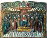 Król Ryszard Lwie Serce i jego baronowie, miniatura angielska, XV w.