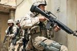W „Bitwie o Irak” żołnierzy zagrali prawdziwi amerykańscy marines, którzy brali udział w najcięższych walkach o Falludżę