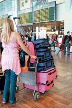 Zwykle przewoźnicy pozwalają zabrać nie więcej niż 20 kg bagażu 
