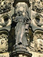 Św. Jan Kapistran, rzeźba z Kolumny Św Trojcy w Ołomuńcu