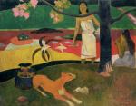 Paul Gauguin, „Sielanka na Tahiti”, 1893 r. 