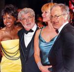 George Lucas i Melody Hoffman, Steven Spielberg i Kate Capshaw
