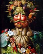 Giuseppe Arcimboldo Rudolf II jako etruski bóg Vertumnus