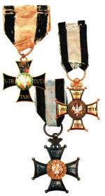 Krzyż Orderu Virtuti Militari, którego kawalerem był Berek 