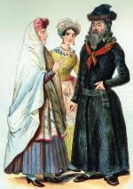 Żyd litewski z żoną i córką, autor nieznany 