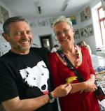 Założyciele fundacji Atelier – Andrzej Bielawski i Teresa Starzec