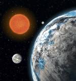 Trzy planety zostały odkryte po pięciu latach obserwacji. Tak wyobraża je sobie artysta
