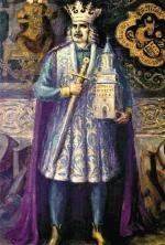 Stefan III Wielki, hospodar mołdawski. Malowidło z XVIII w. 