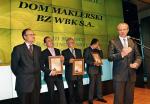 Ludwik Sobolewski, prezes GPW wręczył wyróżnienia prezesom biur maklerskich