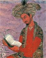 Babur, miniatura perska, XVI w.
