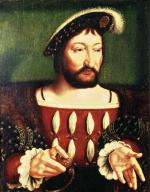 Król Francji Franciszek I, mal. Joos de Cleve, ok. 1535 r. 