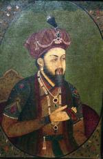 Babur, malowidło, XIX w. 