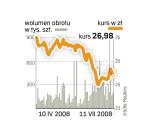 Informacje ze spółki nie poprawiły jej kursu. Zapowiedź dobrych wyników nie zahamowała spadków.