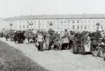 Targ na Placu Grzybowskim ponad sto lat temu