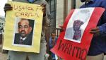 Sprawiedliwe-go wyroku w sprawie zbrodni w Darfurze żądali wczoraj protestujący przed siedzibą Rady Unii Europejskiej w Brukseli