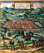 Cuzco, dawna stolica Inków, rycina z atlasu Brauna i Hogenberga, 1588 r. 